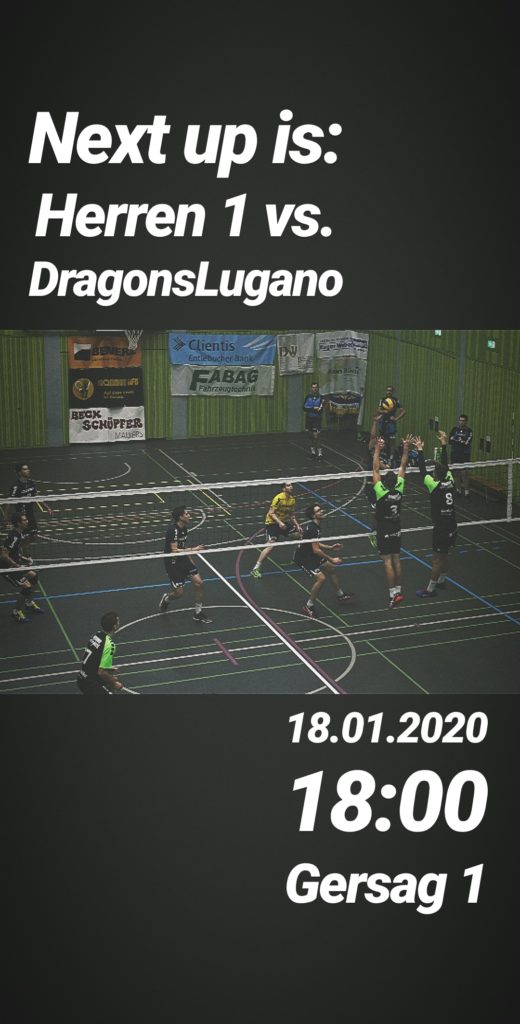 Herren 1 vs. Dragons Lugano