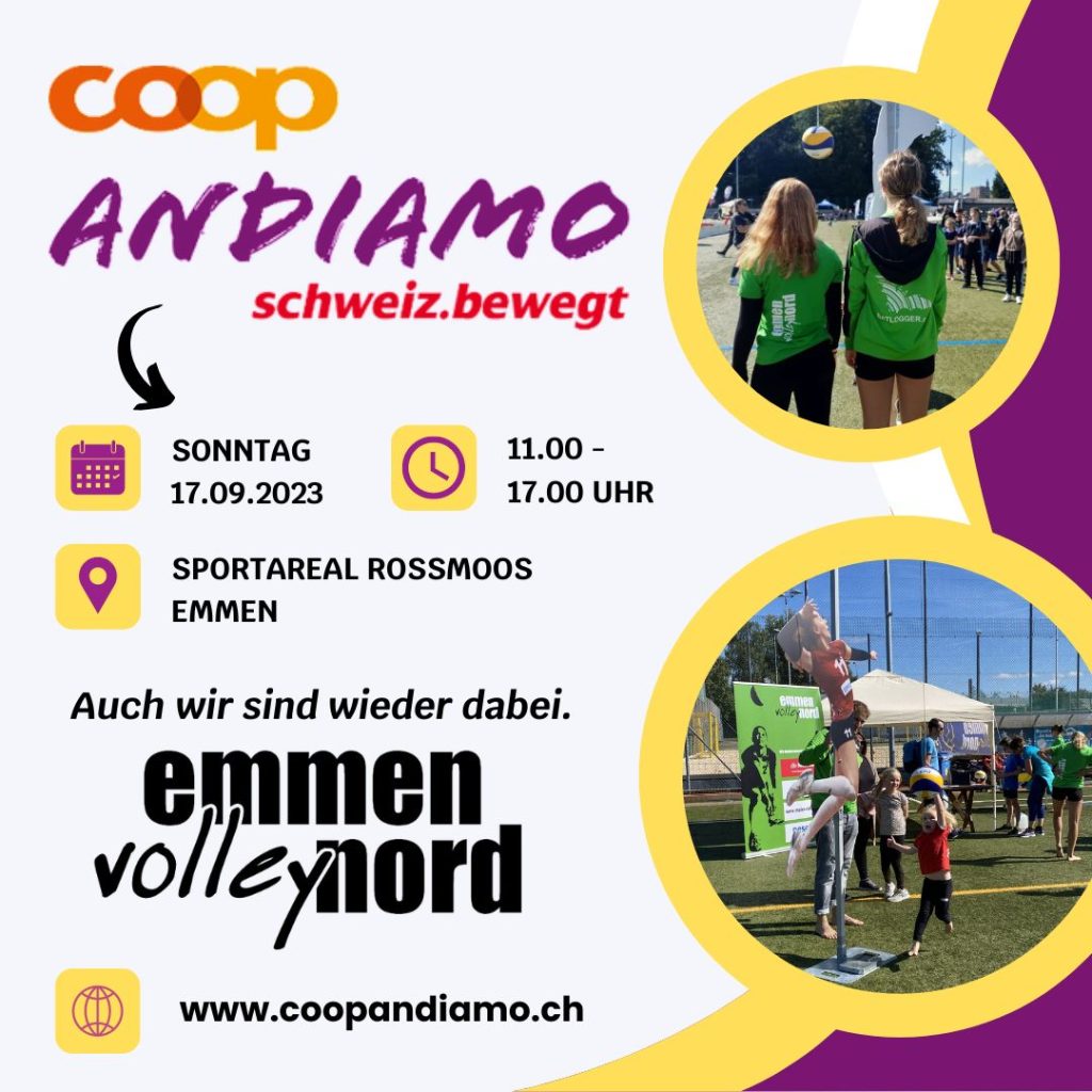 Volley Emmen-Nord bei Coop Andiamo am 17. September 2023