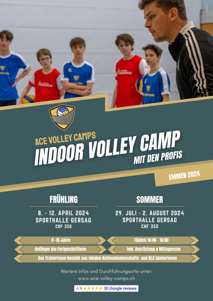 Volleyball-Camp mit den Profis in Emmen